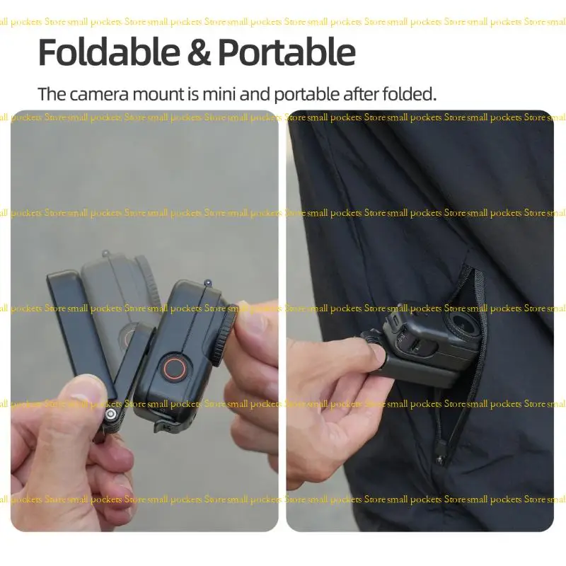 R1WD Camera Mount 360Rotating Foldable Bracket For OsmoNano Camera Holder