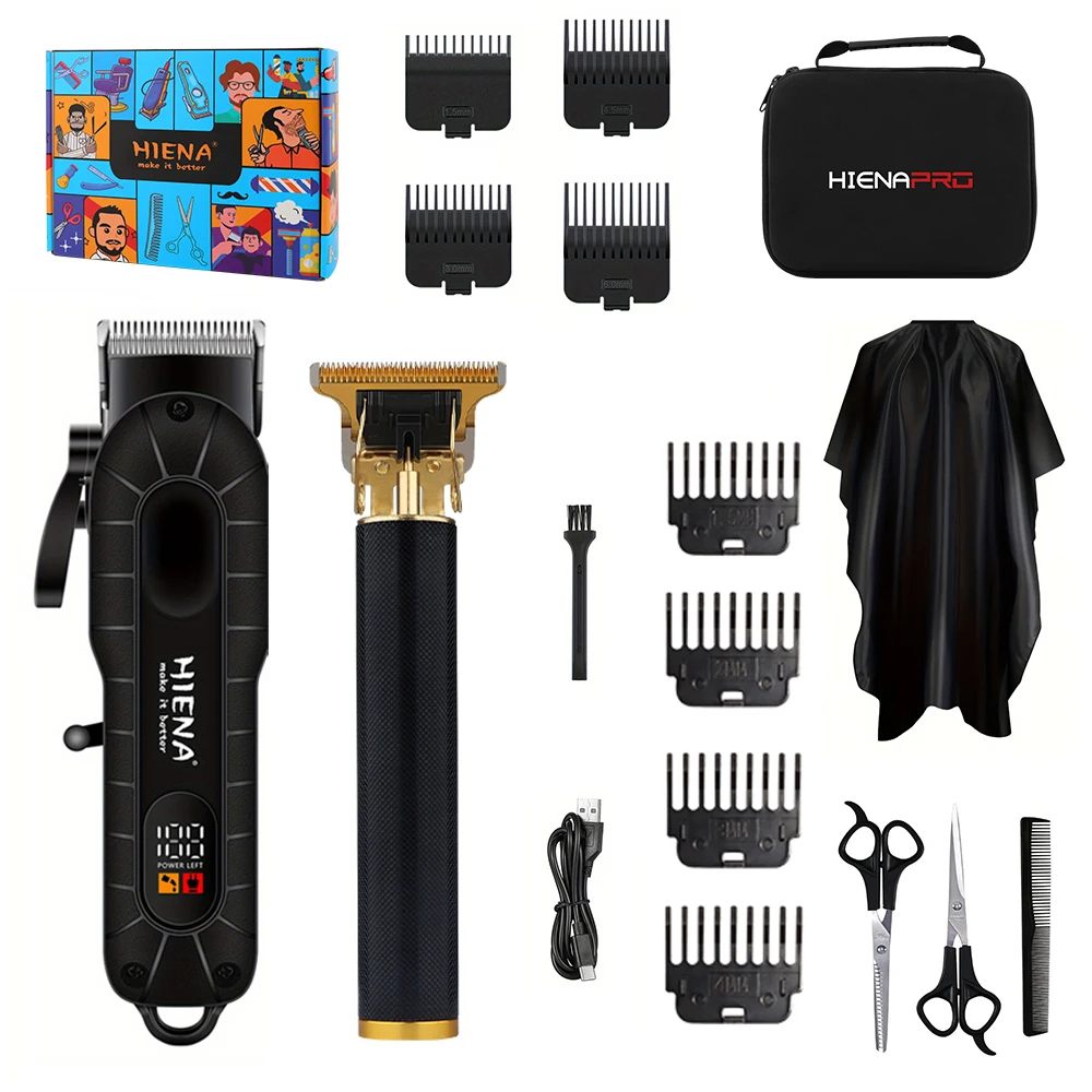 Professional barbershop Electric hairdresser Rechargeable hairdresser with LED display multi-functional men's razor