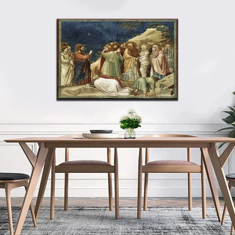 Second Coming Jerusalem Entrance Raising Of Lazarus The Presentation Of Christ At Temple Canvas Wall Art By Ho Me Lili Decor