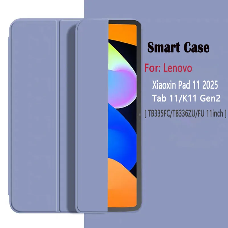 yZ[zLenovo Xiaoxin Pad 11 2025 P[X Idea Tab 11/K11 Gen2 }Olbg܂肽݃X^h VRwʃJo[ TB335FC/TB336ZU/FU 11C`Ή