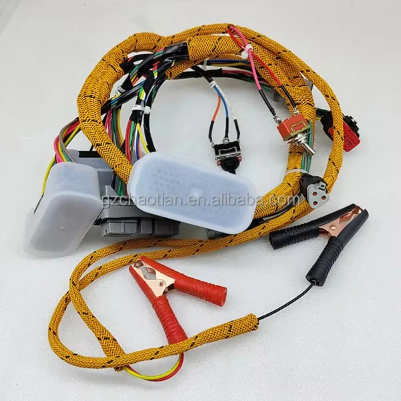 Excavator Spare Parts C6.4 C6.6 C7 C-9 C15 3126B Engine Test Wiring Harness for 320C 320D-HDF