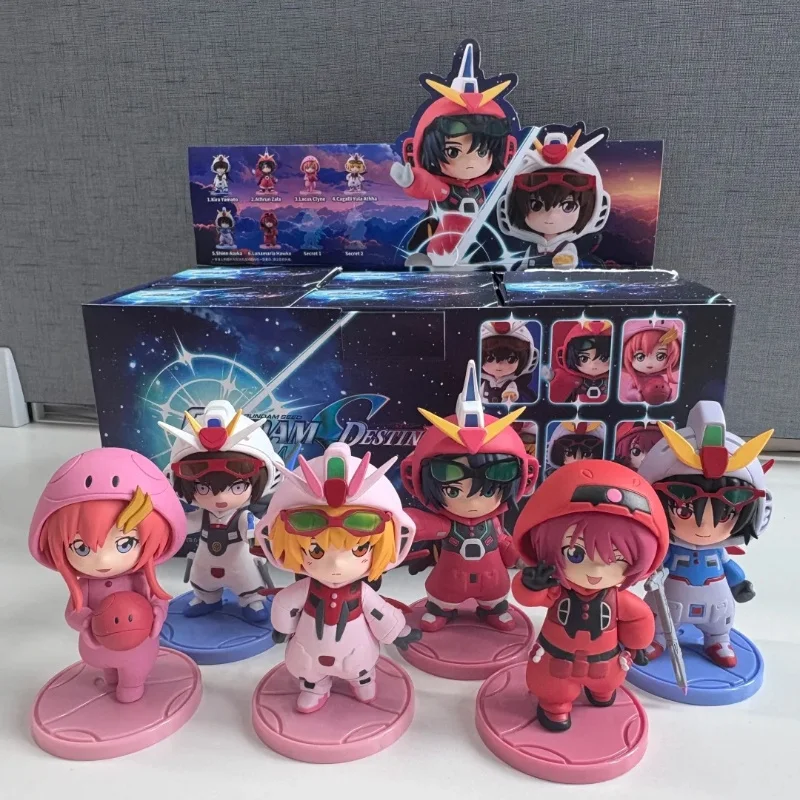 

New Anime Figure Seed Destiny Pajama Doll Costume Series Blind Box Action Figure Peripheral Model Desktop Decoration Gifts
