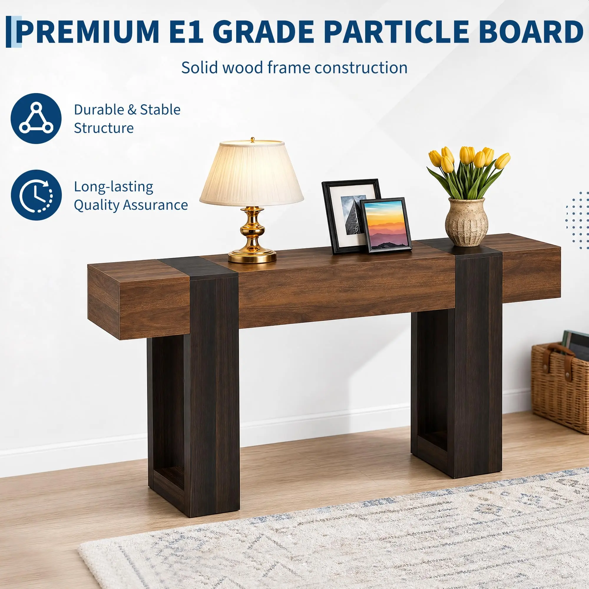 Console Table Entryway Sofa Table For Hallway Living Room view 6