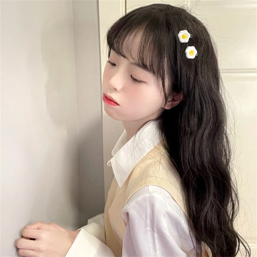 10/20Pcs/Lot Fashion Funny Cute Yellow Duck BB Clips Girl Women Cartoon Lovely Eggs Mixed Style Hairpin Accessories Party Gifts