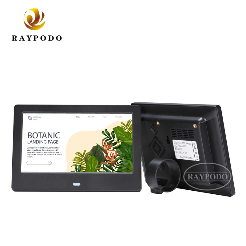 RAYPODO RPD-HD0801 new digital photo frame digital wall art frame digital photo frame multiple pictures