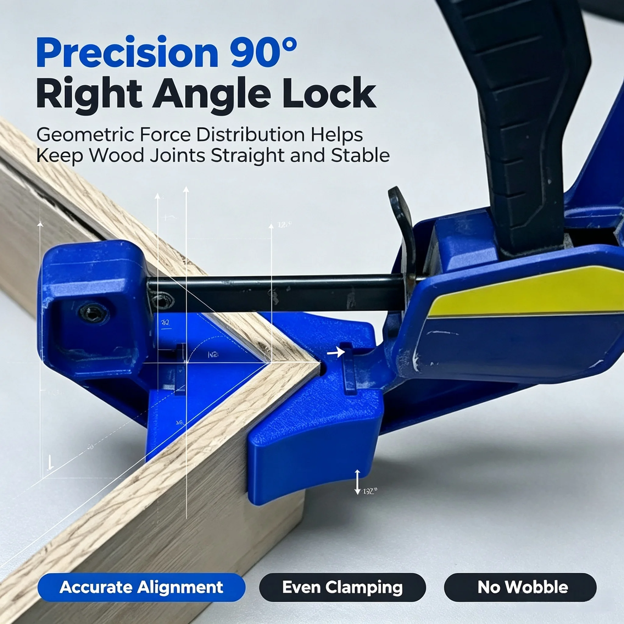 3D Printed Quick Change Angle Clamp Adapter Woodworking Fixture Multifunctional Clamping Device for Woodworking Tools