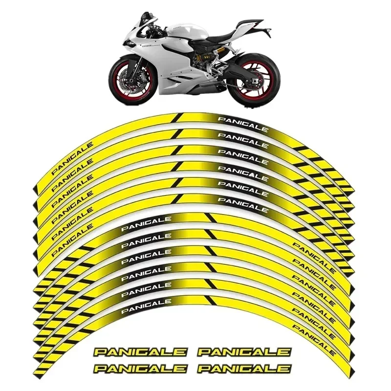 For DUCATI PANIGALE 959 899 1299 V2 V4 Motorcycle Motor Parts Contour Wheel Decoration Decal Sticker - 3