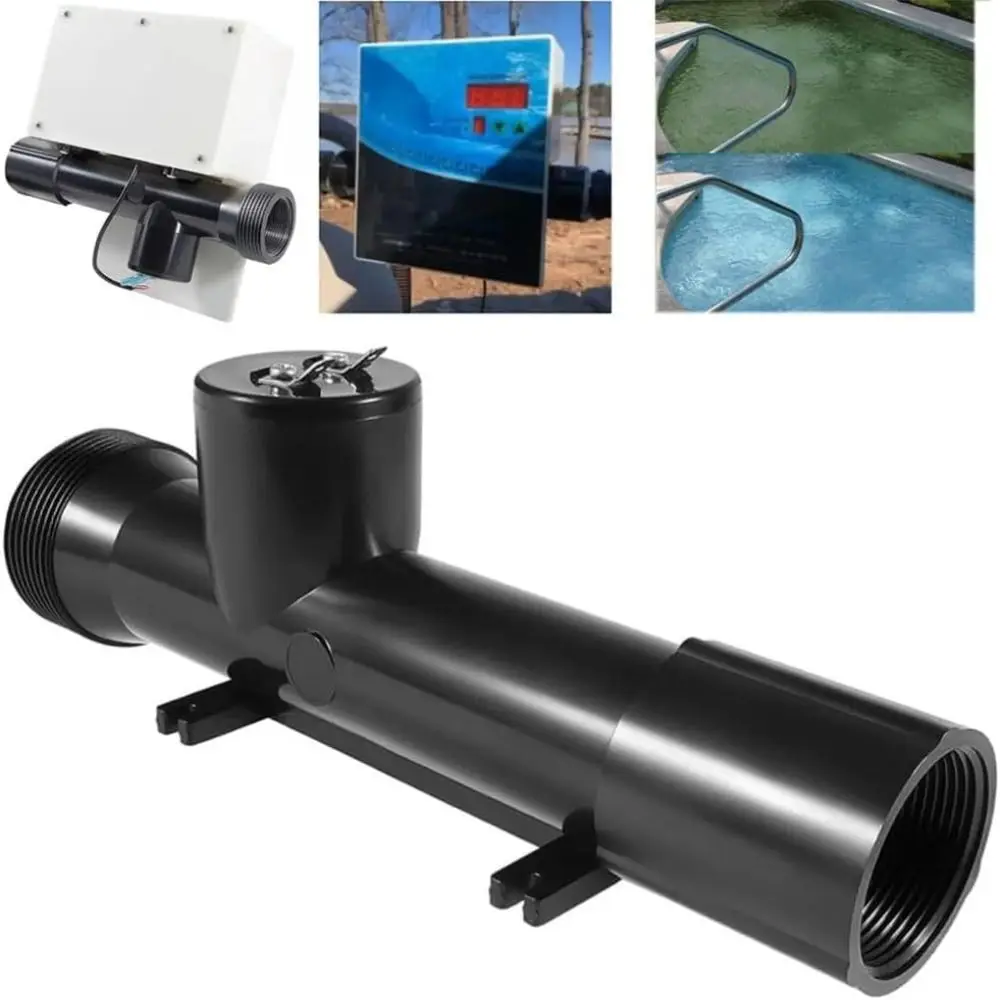 

Black 4CH4002-R Pool Cleaner Ionizer Innovative Easy to Install Chamber Replace Swimming Pool Ionizer Chamber Replace
