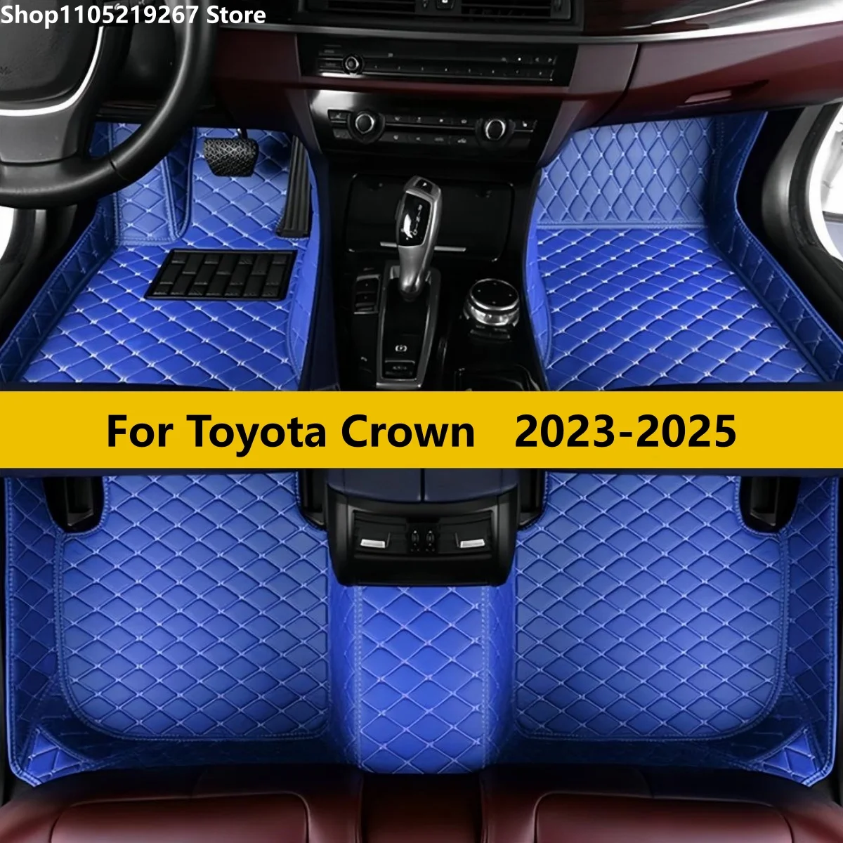 

Автомобильные коврики для Toyota Crown Crossover S235 2023 2024 2025, индивидуальные автомобильные коврики-подушки, покрытие для пола автомобиля, аксессуары для интерьера