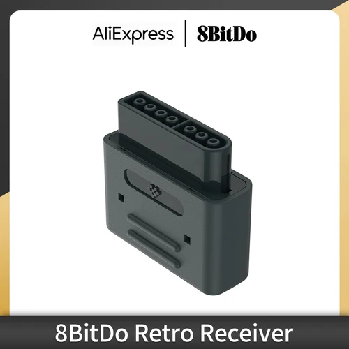 Imagen 1 del producto Receptor Retro Bluetooth 8Bitdo, Dongle inalámbrico para SNES SFC, Compatible con PS3, PS4, Wii U, Xbox, controladores de juego Bluetooth