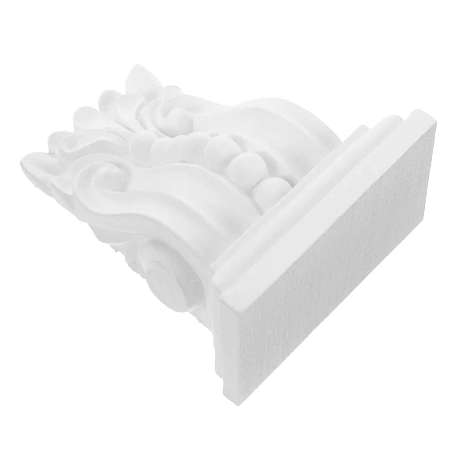 

Decorative Corbels Home Trim French Onlay Applique for Furniture Molding Corner Pu Appliques