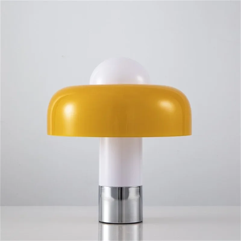 Bauhaus Table Lamp Modern Art Glass Hat Desk Light Postmodern Bedroom Bedside Retro Decoration table lamp for living room light