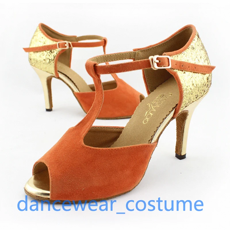 Nouveau haute qualité femmes fête salle de bal Latin Tango Jazz moderne Salsa chaussures de danse dames talons hauts sandales chaussure US5-9 4 couleurs