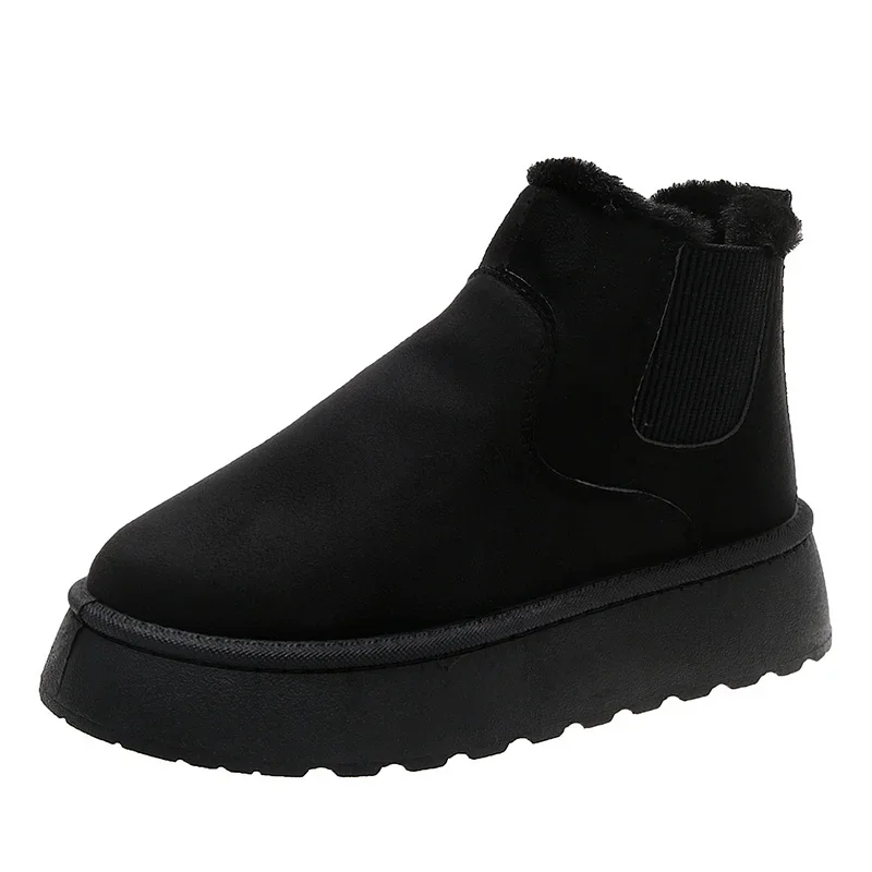 2024 inverno donna stivali da neve peluche caldo antiscivolo impermeabile signore appartamenti Sneakers Casual Slip on stivaletti femminili Botas