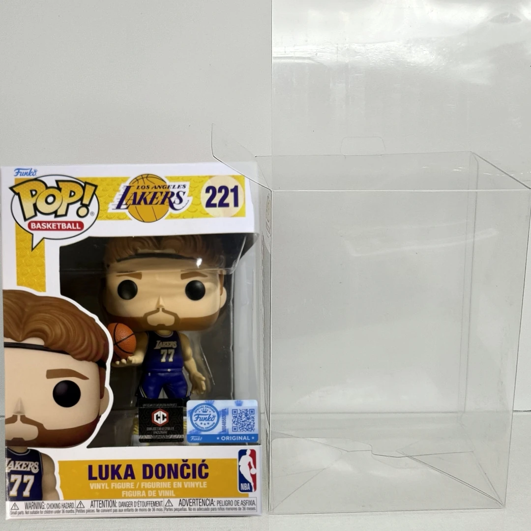 NBA Luka Dončić 2025 Statement Edition Uniform Vinyl Figure Funko Pop 221 Officially Licensed Collectible Desktop Decor Gift view 3