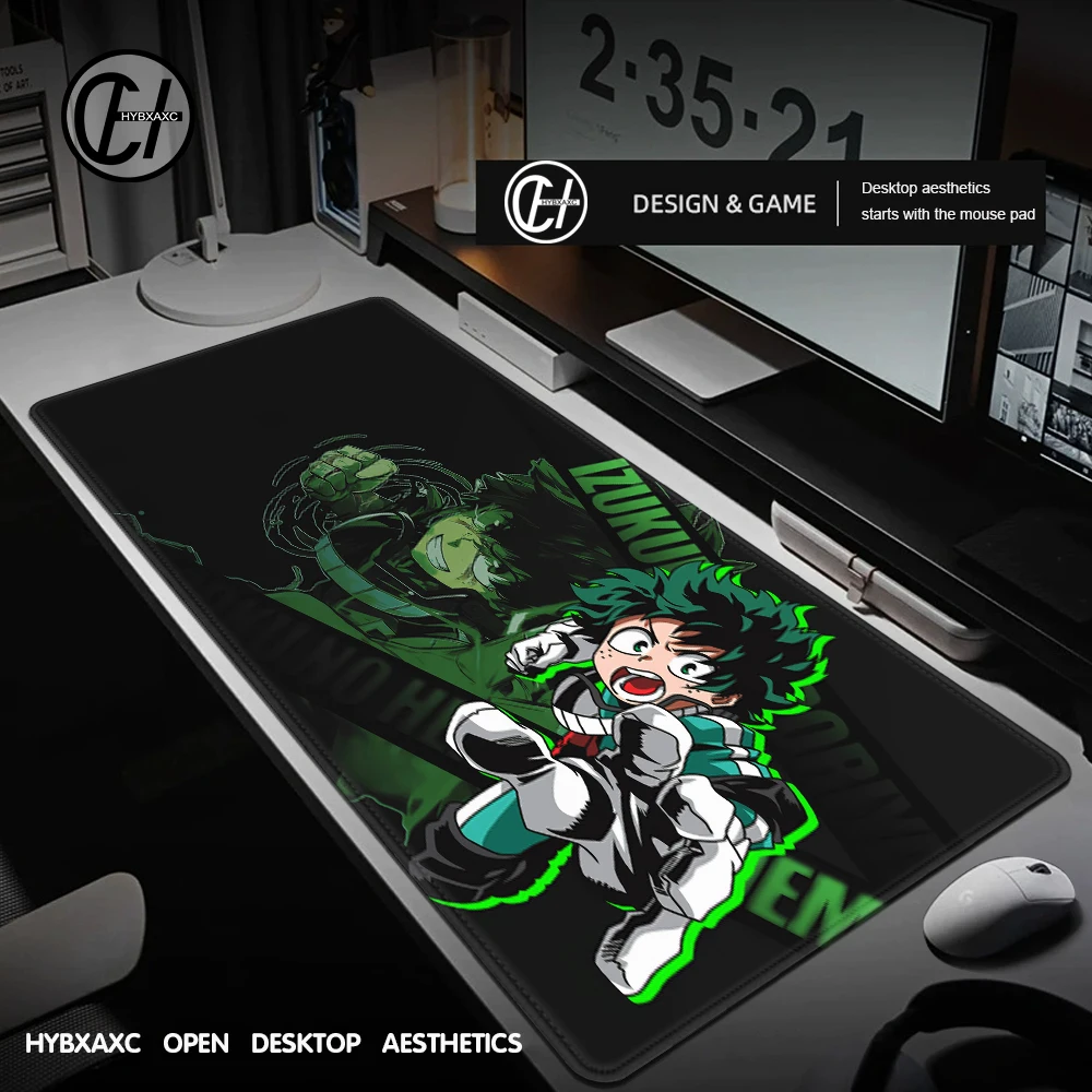 Izuku Midoriya Anime My Hero 1200x600 Mouse Pad Gaming XXL New Custom Large Mousepad Mouse Mat Office Anti Slip Carpet Mice Pad