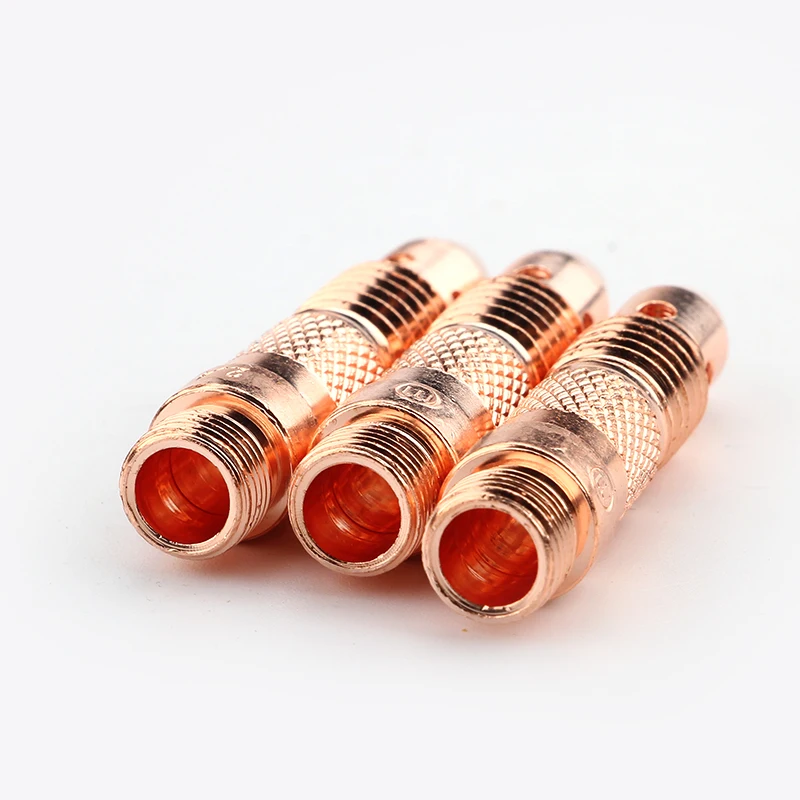 2/5/10pcs WP18 WP17 WP26 Argon TIG Welding Torch Consumable Tungsten Electrode Collet Body SR17/18/26 graphite holder