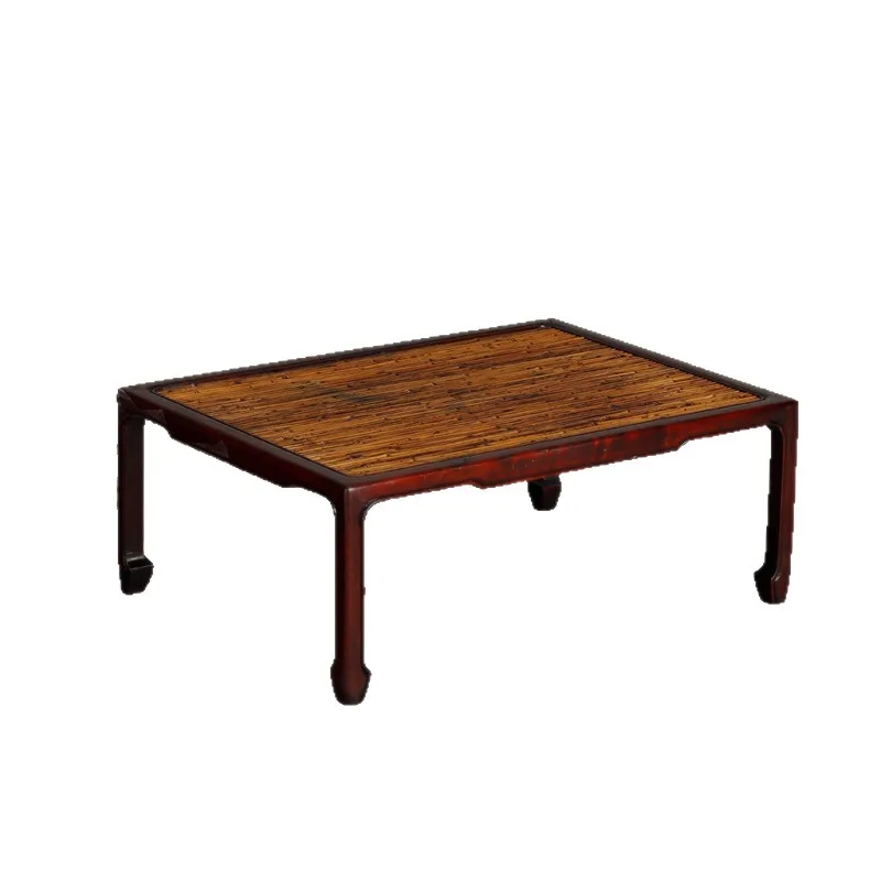 Small coffee table, old Merlot bamboo small tea table, red sour branch bay window table, tatami balcony low table
