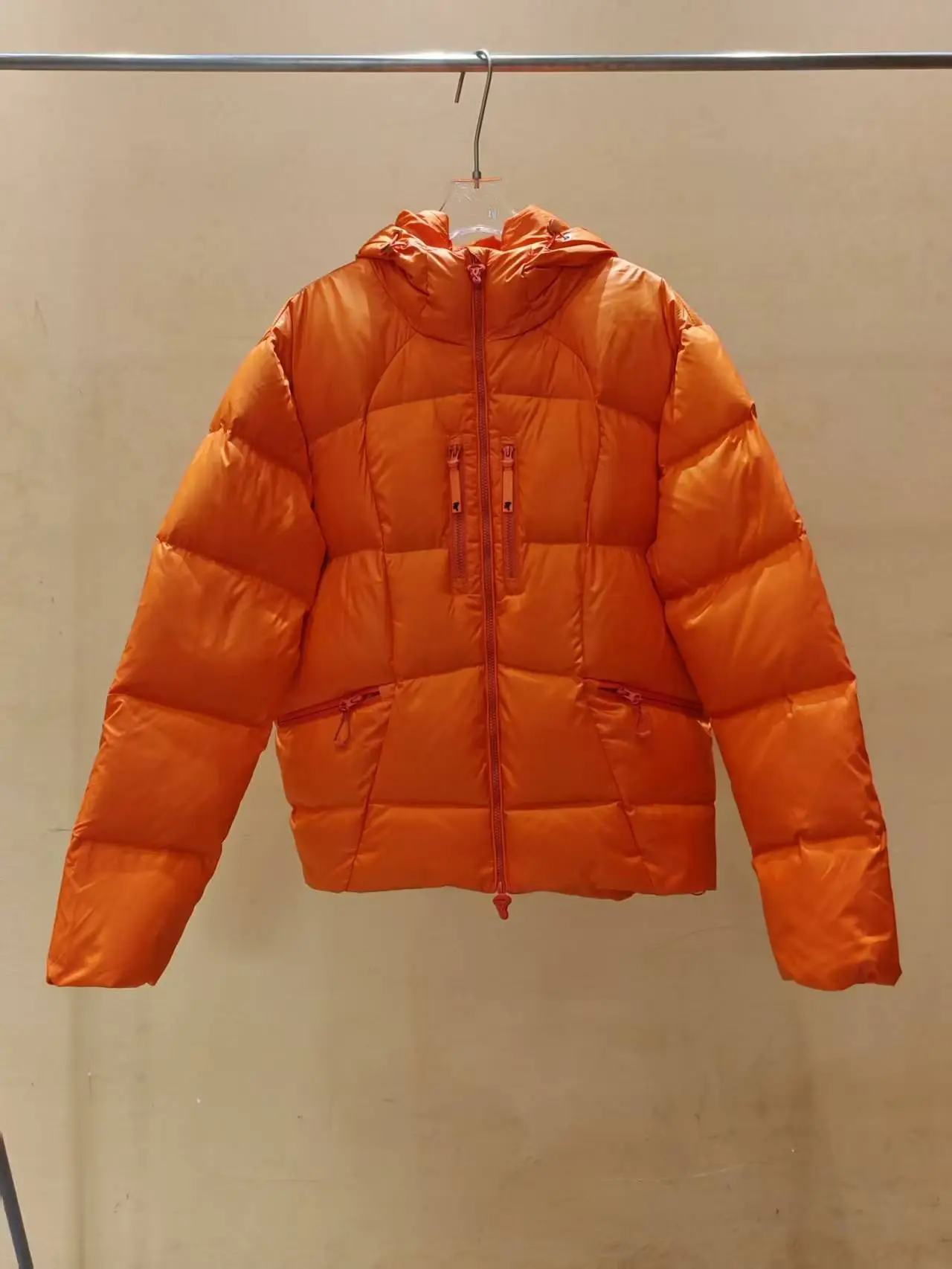 Syna World Orange Hooded down Jaet American Street Sle New Arrival Autumn Winter Thiened Warm Soft Comfortable Ci Casual