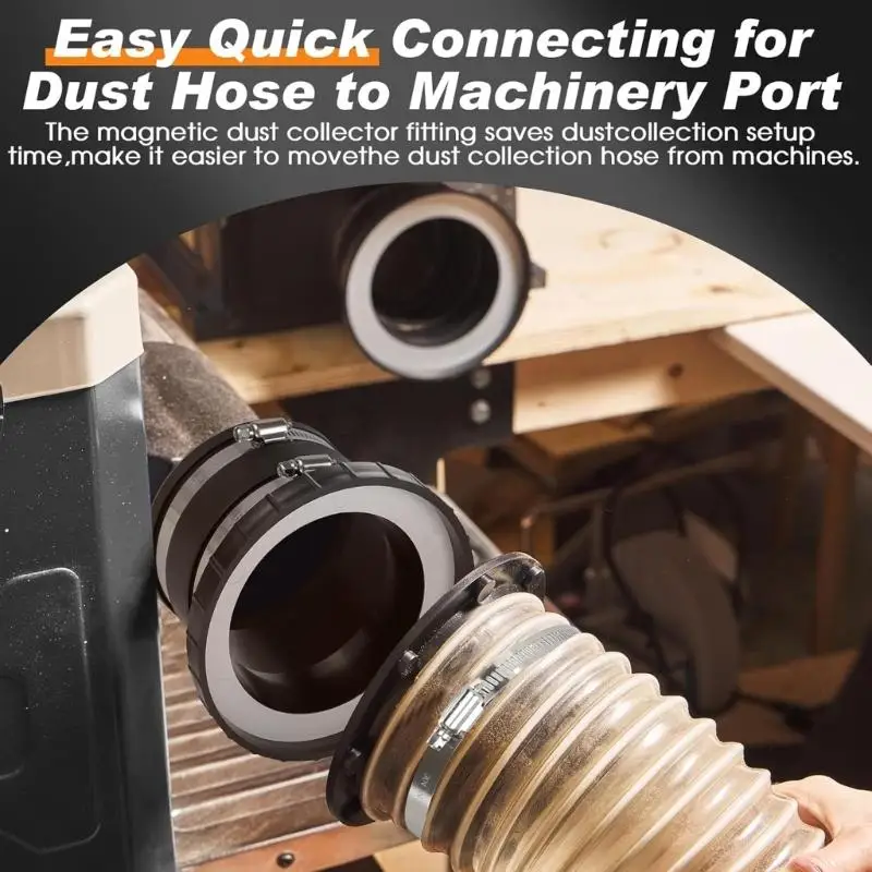 

Комплект компонентов для сбора магнитной пыли содержит 15 деталей из АБС-пластика для эффективного обслуживания в мастерской