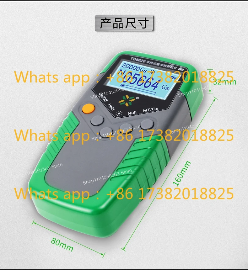 

TD8620 Gauss meter magnetic force test TM5100 meter magnetic field strength remanence detector