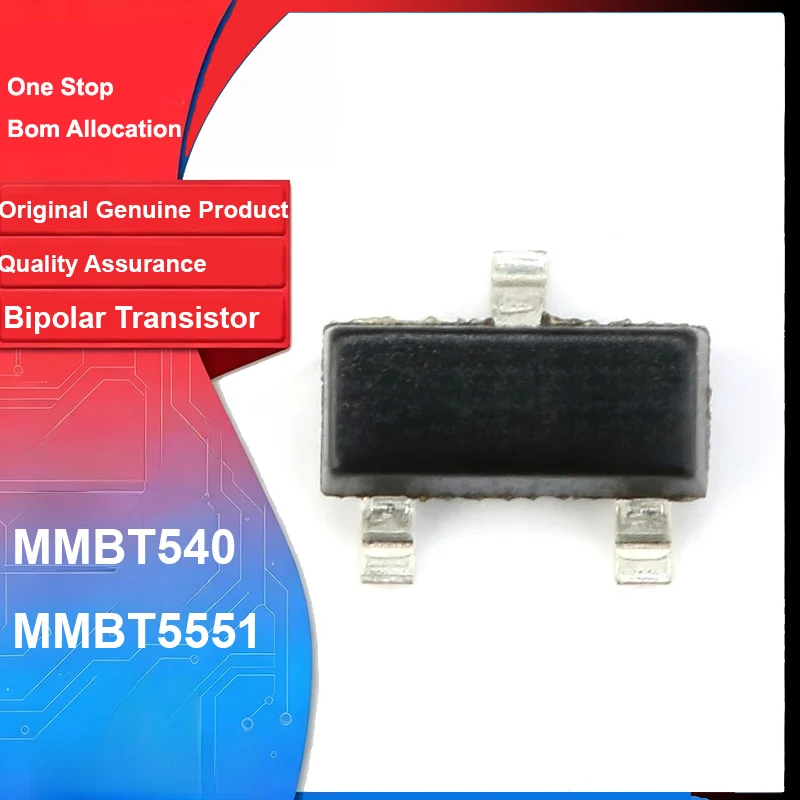 120pcs MMBT5551 MMBT5401  SMD Bipolar Transistor 2N5551LT1 Marking G1 Marking 2L Low Current 200mA SOT-23 Transistor for Arduino