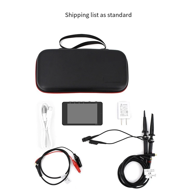 A21Q -ALIENTEK DS100 휴대용 디지털 오실로스코프 듀얼 채널 미니 소형 휴대용 악기 자동 수리 50M