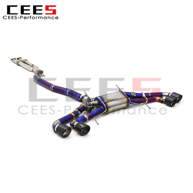 cees Catback Exhaust System for Nissan GTR GT-R R34/R35 3.8TT 2008-2023 Performance Titanium Exhaust Pipes Valvetronic Muffler