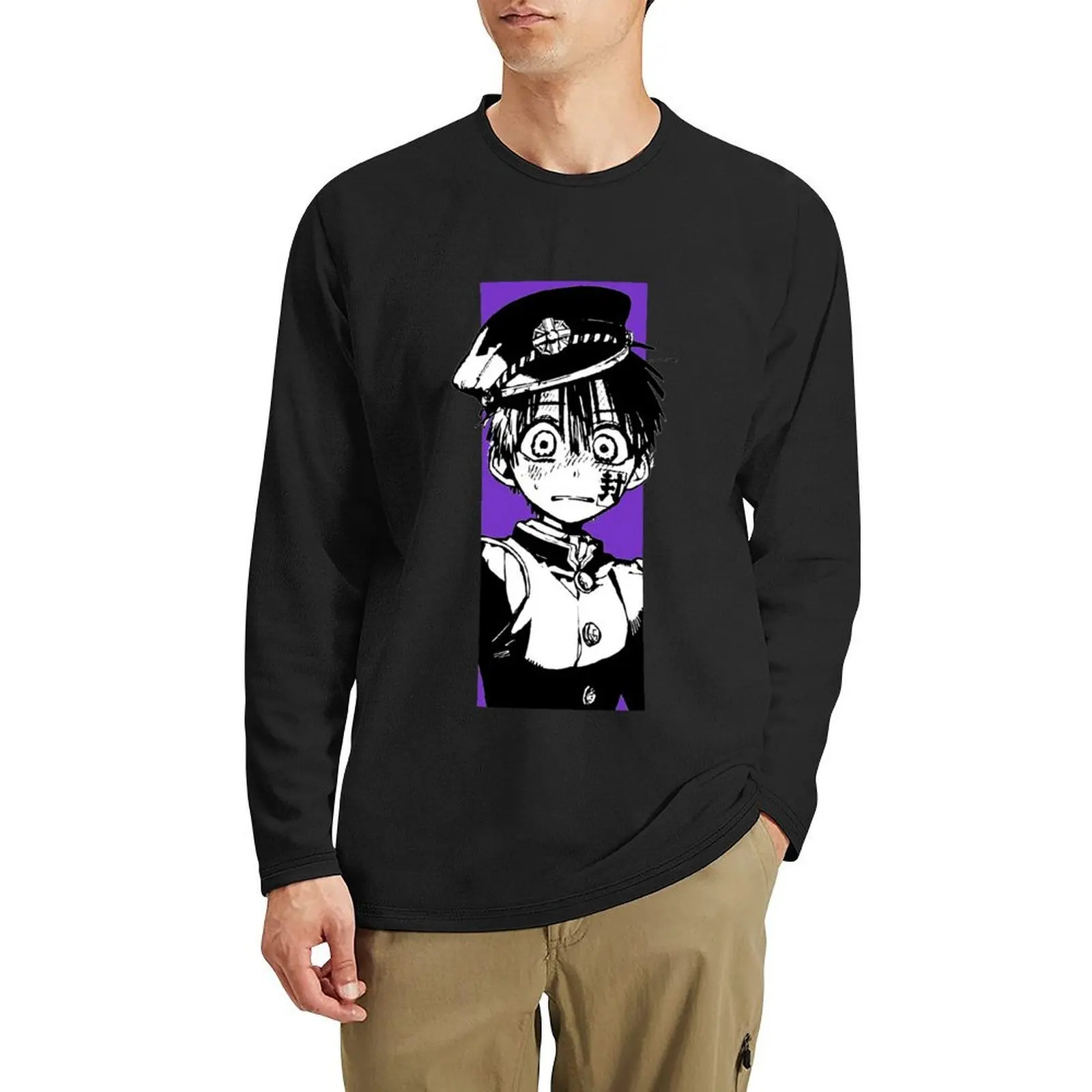 

Hanako kun Long T-Shirt heavyweight t shirts oversized t shirt black t shirts funny shirts oversized shirt men