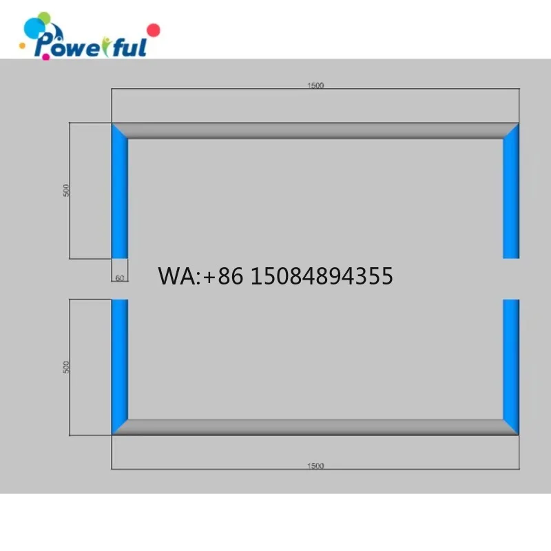 Custom Inflatable Factory 3v3 Football air Pitch Direct Sale Inflatable Soccer air Pitch for Rent Business
