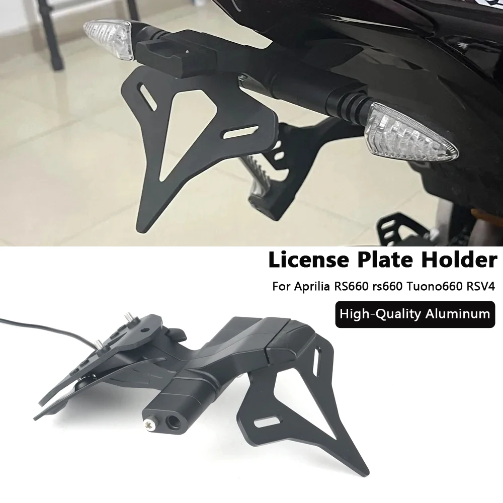 

Motorcycle Accessories License Plate Holder Fender Eliminator Registration Bracket For Aprilia RS660 rs660 Tuono660 RSV4 2021-20