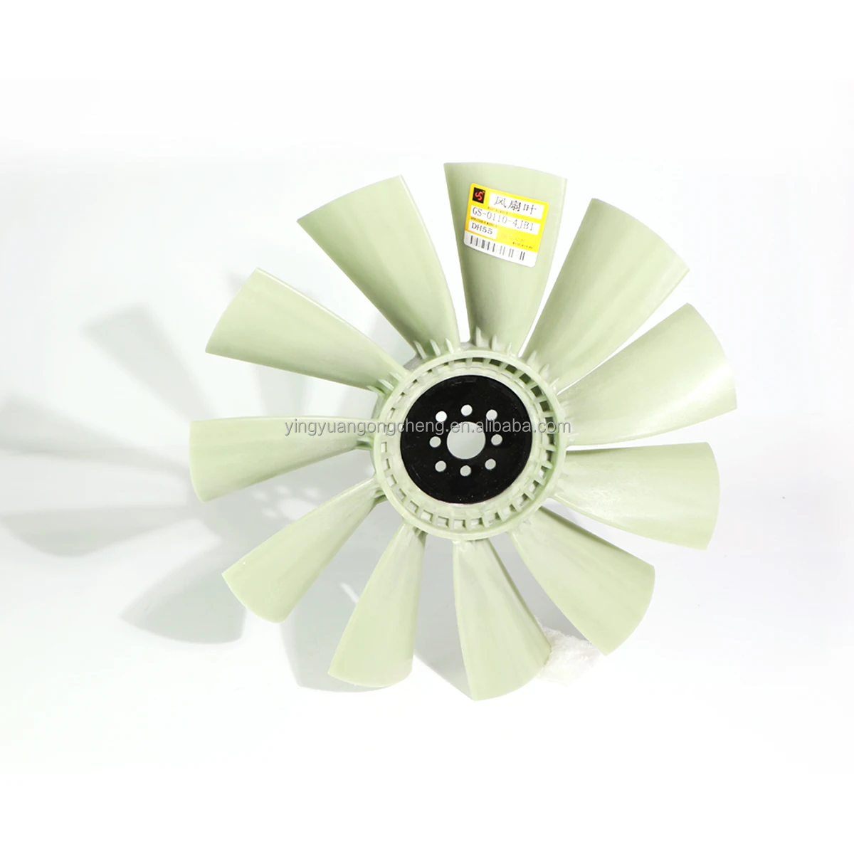 

High quality Diesel Engine Fan Cooling Radiator Fan Blade With 11 Fan Blades for 4JB1 Engine DH55 Excavator