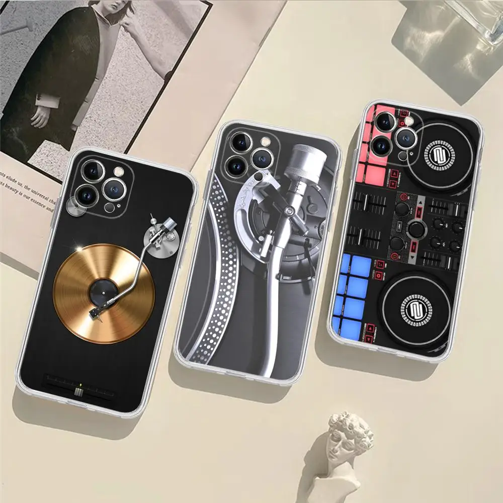 DJ Professional DJ Controller Phone Case Silicone Soft for iphone 15 14 13 12 11 Pro Mini XS MAX 8 7 6 Plus X XS XR Cover