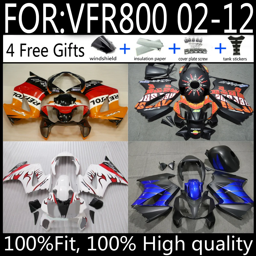 

Подходит для Honda VFR400 NC30 1988-1992 гг., аксессуары для мотоциклов, комплект обтекателя из АБС-пластика VFR 400 MC30 1989 1990 1991 88 89 90 91 92