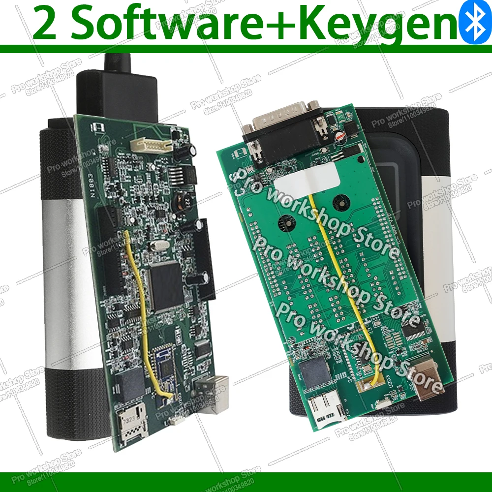 DS Auto 2021.11 With Keygen Double Single Board 9241A Chip VD150E Multidiag Pro TCS Pro OBD2 Scanner Car Truck Diagnosis Tools
