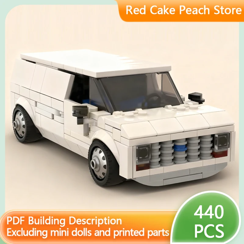 

Speed Racing Car Model MOC Building Bricks American Full Size Van Modular Technology Children Holiday Gifts Assemble Toys Suit