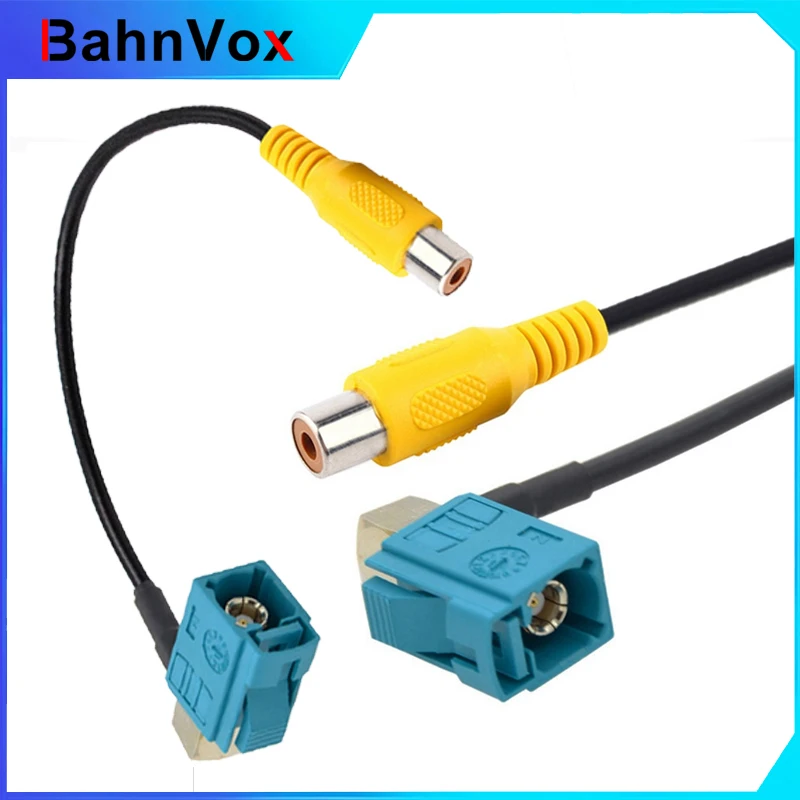 RCA Female for Mercedes benz New Parking Adapter Video Connection Video Cable Adapter Fakra