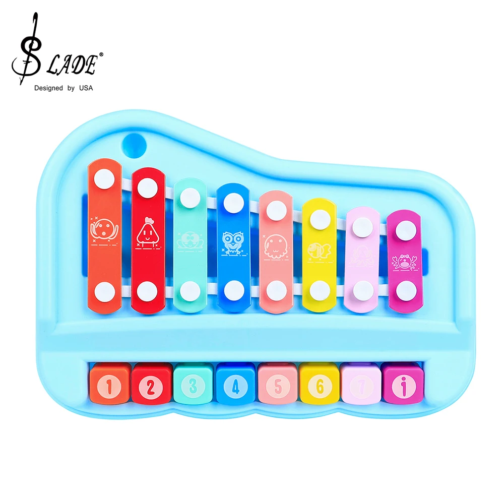 SLADE Orff Instruments Wooden Environmental Octave Xylophone Hand Knocking On The Piano Percussion Instruments Children's Toys