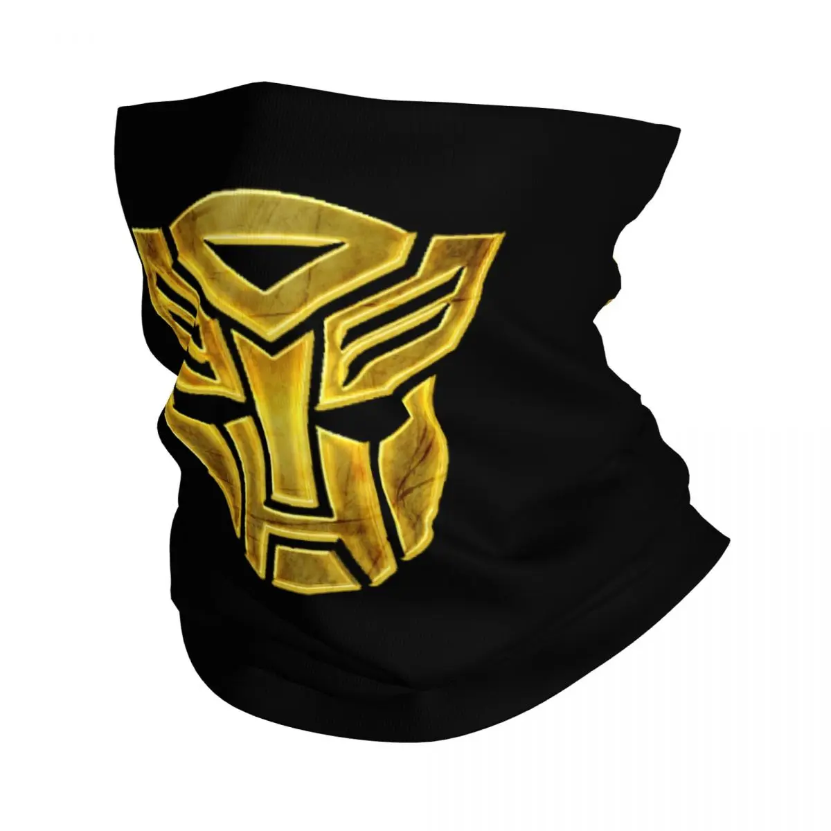 Custom Cartoon Autobot Transformers Car Neck Gaiter Men Women UV Protection Winter Bandana Scarf for Hiking