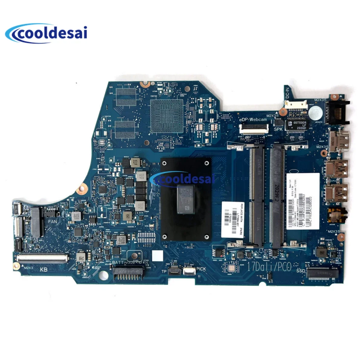 

6050A3056601-MB-A02 L46461-601 Motherboard Is Applicable FOR HP Pavilion 17-CA 17Z-CA Notebook Computer R3 R5 R7 CPU 100% Test