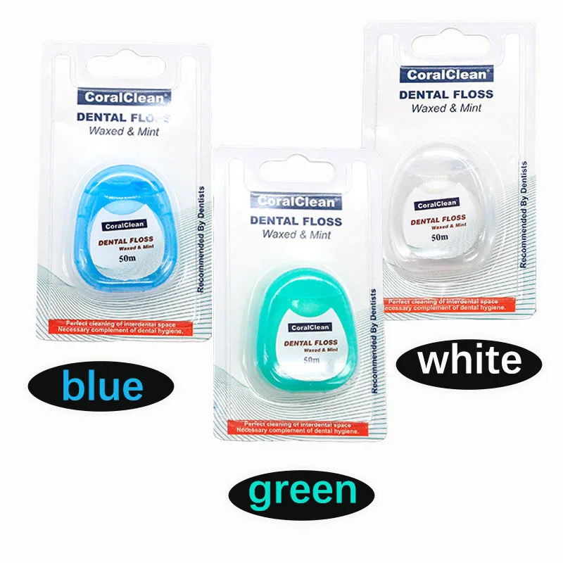 1/10/30 ロール 50 メートルミントフレーバーポータブルフロス歯スティック口腔衛生きれいな歯クリーニングツールボックス歯科矯正口腔ケア