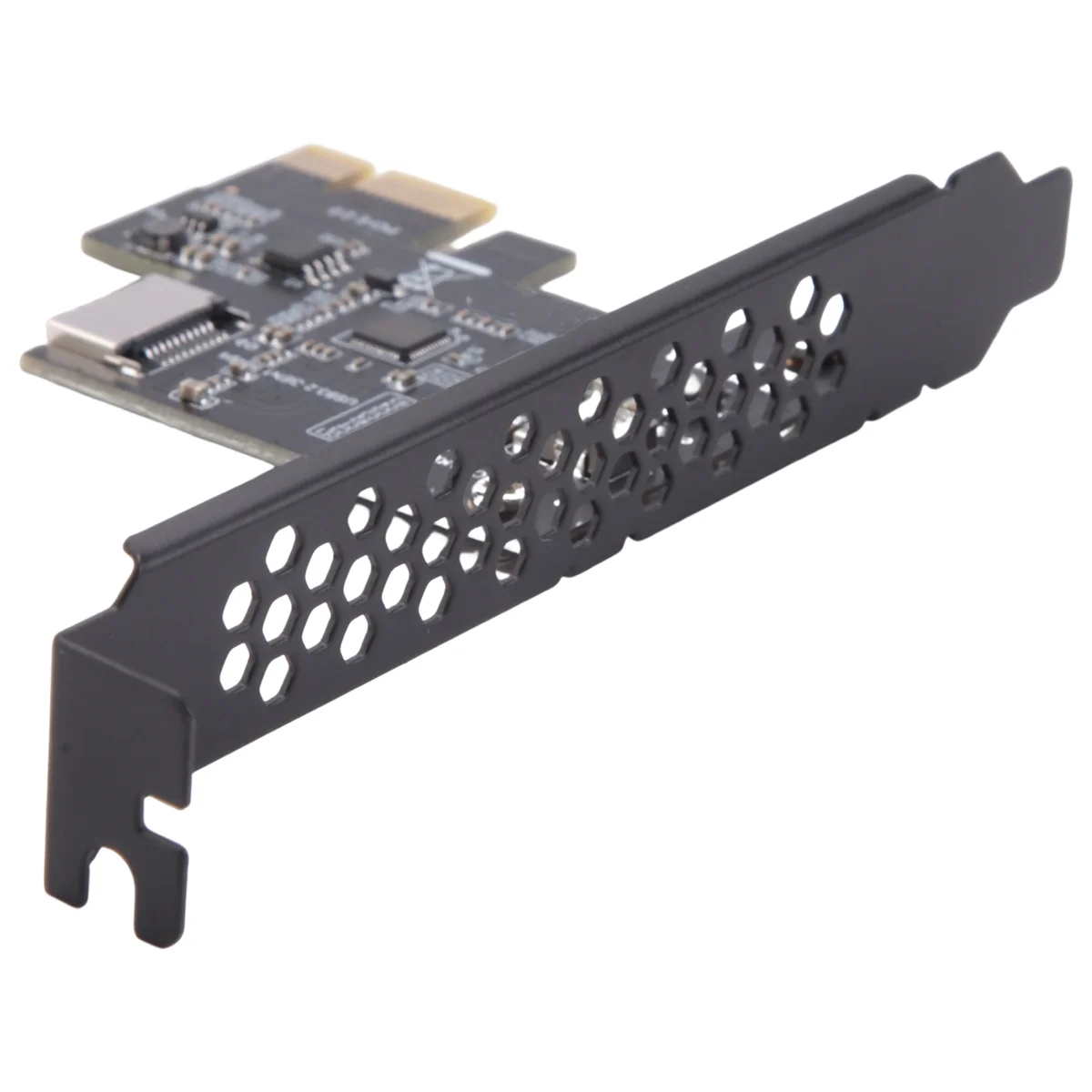 PCI-E 1X to USB 3.2 GEN1 5Gbps Type-E A-Key Expansion Card,Front Panel Type-C Interface for Desktop PC(ASM1042A)