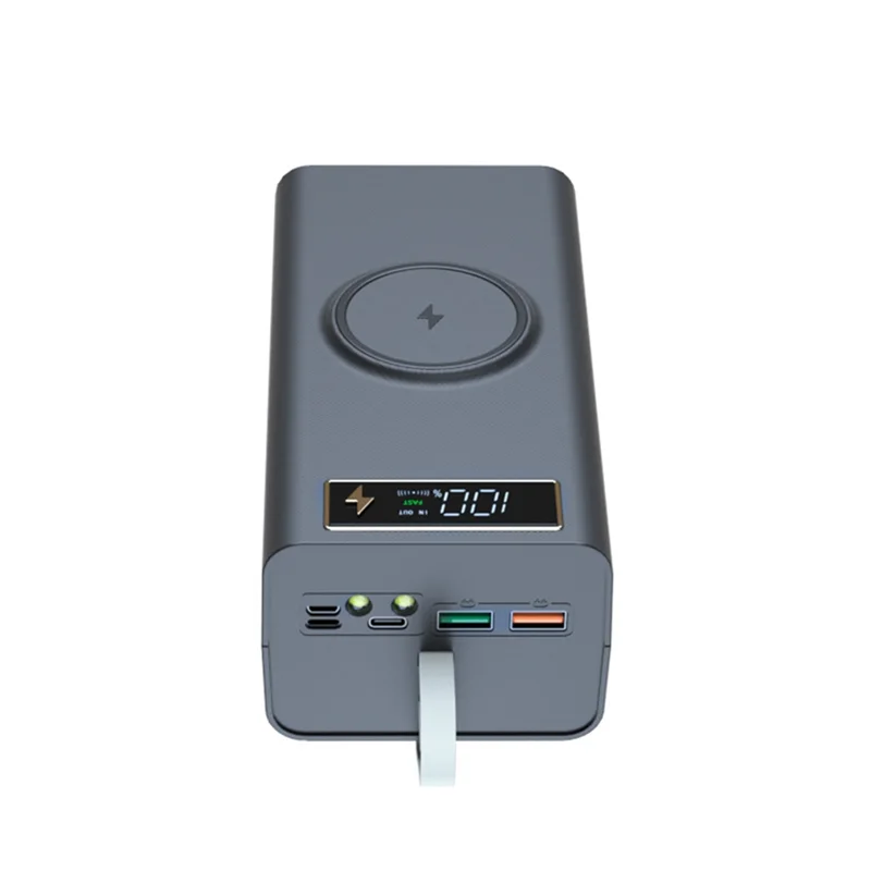 

AIAI 15W Wireless Fast Charge 21*18650 Powerbank Case PD QC For Phones Charging Push-Pull DIY Mobile Power Bank Shell A