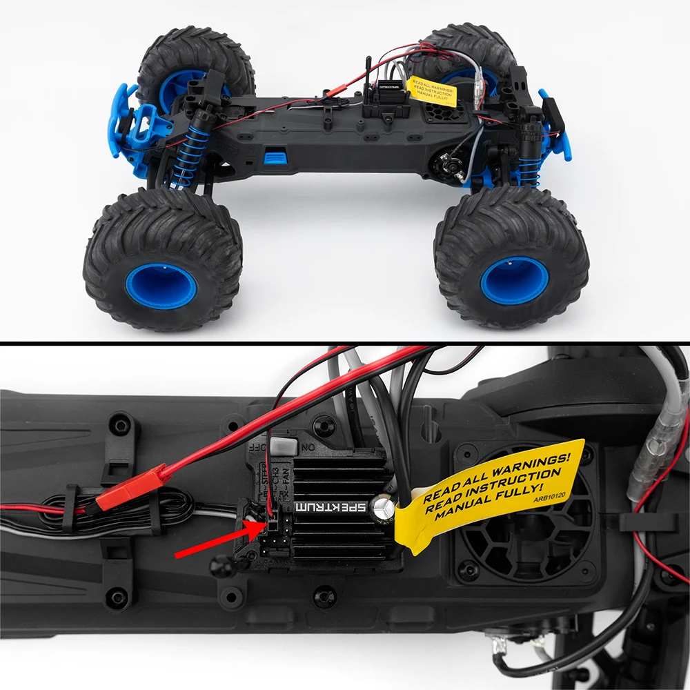 MIBIDAO-Juego de luces LED delanteras y traseras para coche de pie grande 1/10 ARRMA GORGON RC, piezas de decoración de actualización de camión y coche