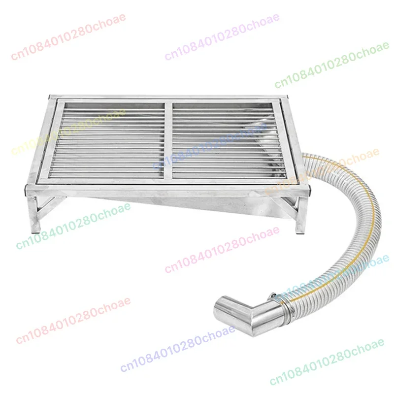 304 Stainless Steel Automatic Flushing Dog Toilet Indoor Straight-through Sewer Pet Bedpan Urinal Medium and Large Dogs