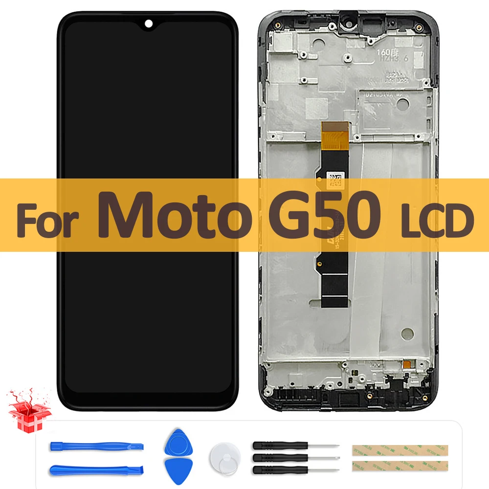 

6.5" Original LCD For Motorola Moto G50 LCD XT2137-1 XT2137-2 Display Touch Screen Panel Digitizer Assembly For Moto G50 LCD