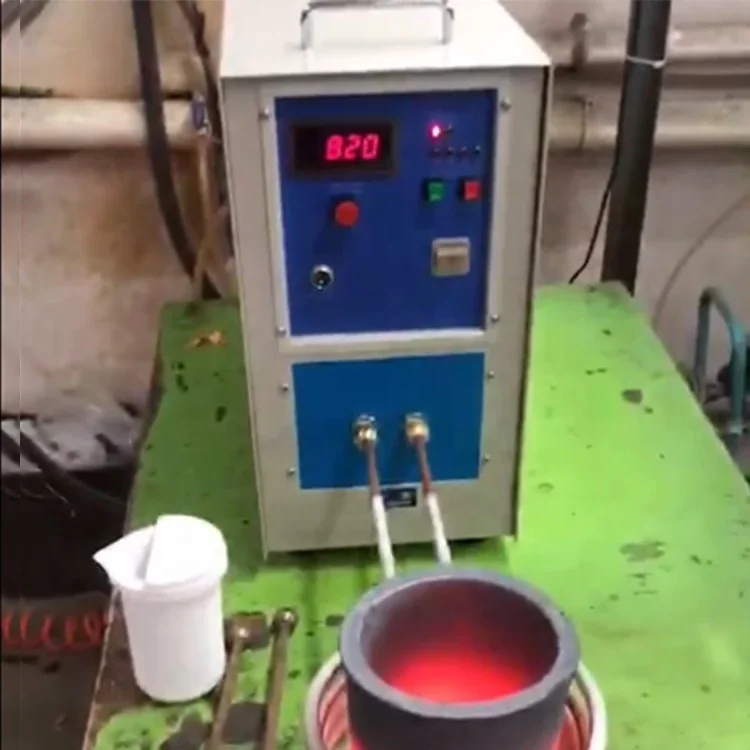 

Portable Electric Smelting Furnace Horizontal Mini Smelting Machine Smelting Accessories Molds 30 Alloy Provided 220v IRIS 15kw