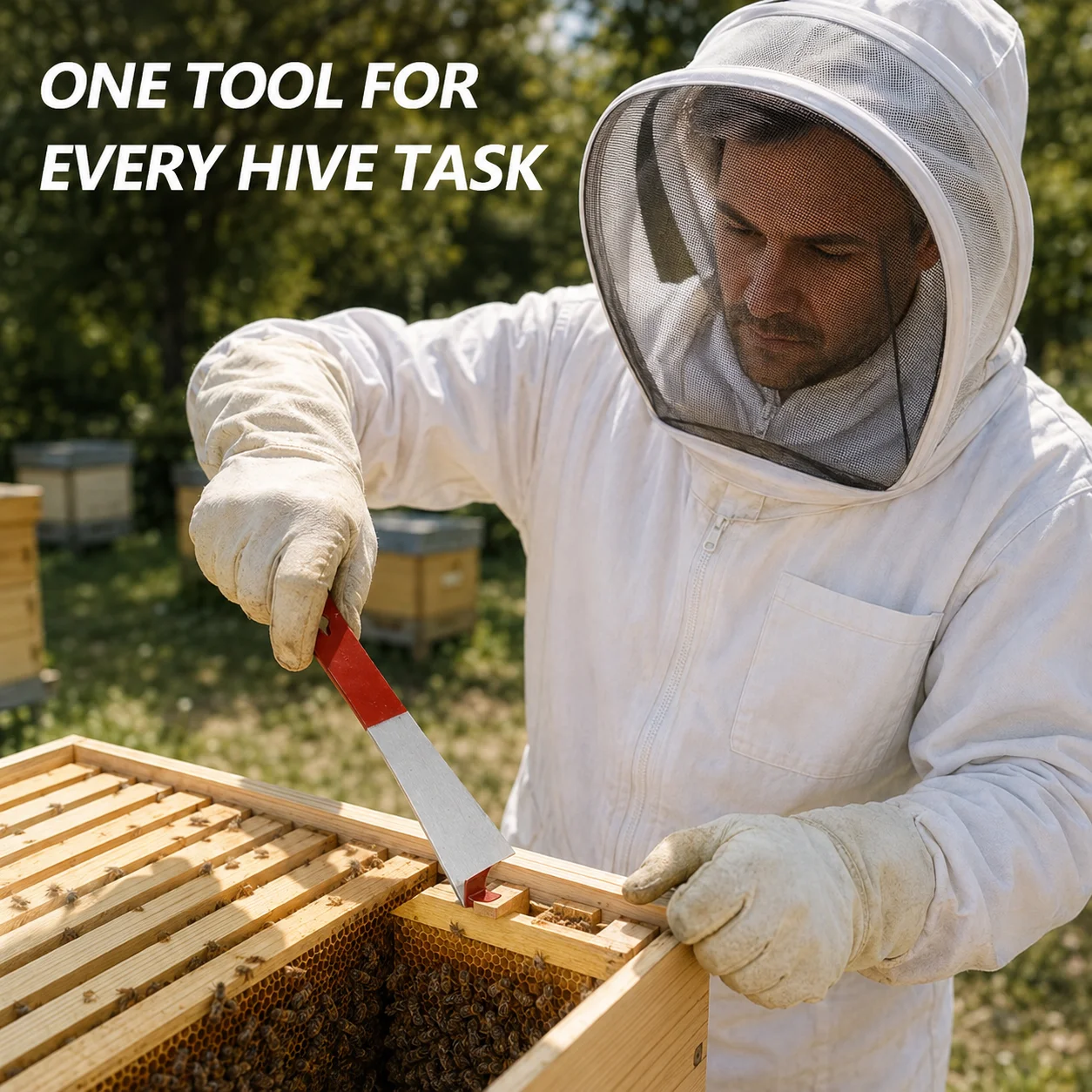 Beekeeping Equipment Cutting Tools Honeycomb Knife Export Utility Separator Multifunctional Bee Tool Stainless Steel Scraper