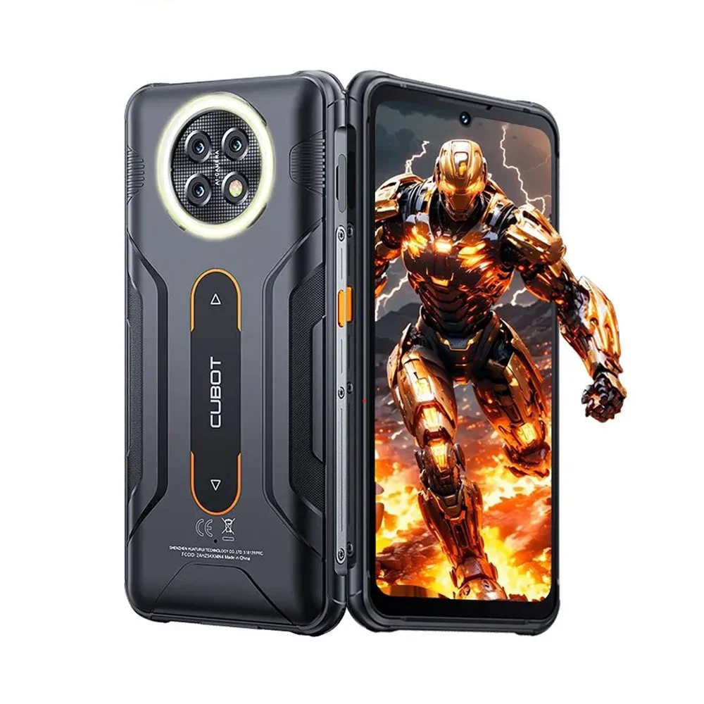 Robustes Handy Cubot KingKong ACE 5, Android 16, 20GB(8+12) erweiterbarer RAM + 256GB ROM, 10200mAh Akku, 6,745" 120Hz Display, 48MP Kamera, NFC, 1A LED-Taschenlampe