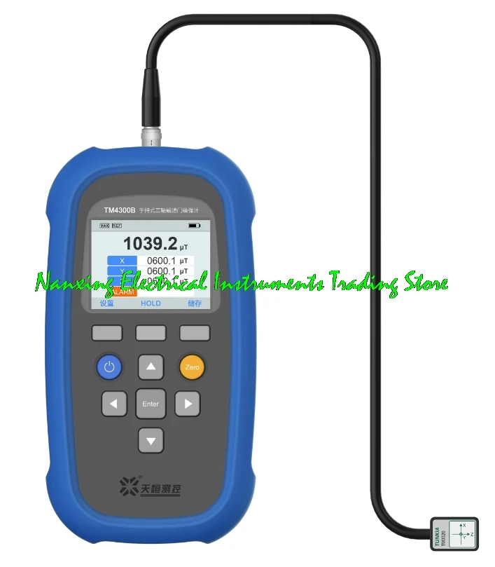 

TM4300B Three-axis Fluxgate Magnetometer XYZ axis measuring range: 0-±1000 μT